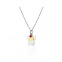 Collana Donna Angelo Roberto Giannotti in Argento e Cuore Placcato Oro Giallo