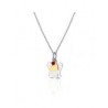 Collana Donna Angelo Roberto Giannotti in Argento e Cuore Placcato Oro Giallo