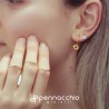 Anello PdPaola Oro Misty Daze Collection in Argento 925 Placcato Oro e Zirconi