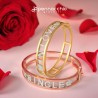 Bracciale Donna Eleonora Giordani Rigido in Argento Oro Rosa   M