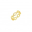 Anello Catena  Lauren P. Jewels in Argento Placcato Oro Giallo