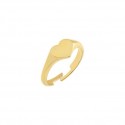 Anello Cuore  Lauren P. Jewels in Argento placcato Oro Giallo Regolabile