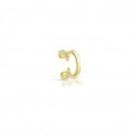 Earcuff Pavè  Lauren P. Jewels in Argento Placcato Oro Giallo con Zirconi