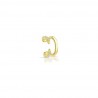 Earcuff Pavè  Lauren P. Jewels in Argento Placcato Oro Giallo con Zirconi