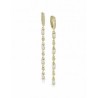 Orecchini con Groumette  Lauren P. Jewels in Argento Placcato Oro Giallo con Zirconi