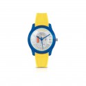 Orologio IAM   Al quarzo cassa da 36mm Blu in Policabonato quadrante Trasparente cinturino in Silicone