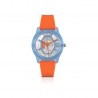 Orologio IAM   Al quarzo cassa da 40mm in Policabonato quadrante Blu cinturino in Silicone