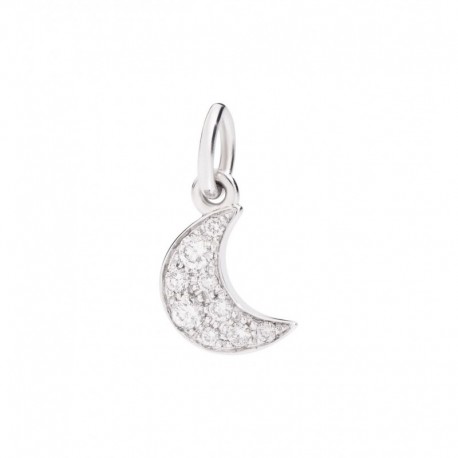 Charm donna DoDo in Oro Bianco  Segui i tuoi sogni -  DMLU/OB/B