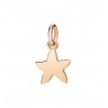 Ciondolo Stella in oro rosa 9 kt