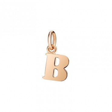 Lettera B Ciondolo in Oro Rosa 9Kt - DoDo