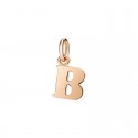 Lettera B Ciondolo in Oro Rosa 9Kt - DoDo