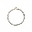 Bracciale donna DoDo in Argento con Rondelle e Ago e anello brisè in oro