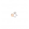 Orecchino Sinistro Donna DoDo Pepita in  Argento 925 e oro rosa 9ctSKU DHC0004_PEPTL_0009A