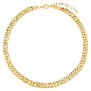 Choker Groumette  Lauren P. Jewels in Argento Placcato Oro Giallo