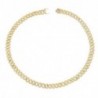 Choker Groumette  Lauren P. Jewels in Argento Placcato Oro Giallo con Zirconi
