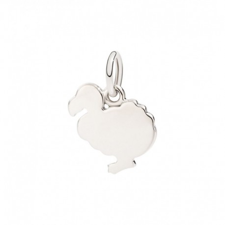Charm UNISEX DoDo in Oro Bianco DMB9019_DODOM_000OB