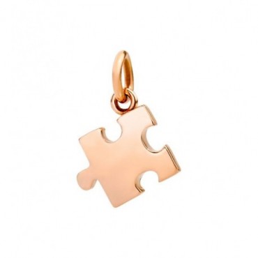 Ciondolo  Dodo Puzzle Verione Destra in Oro rosa