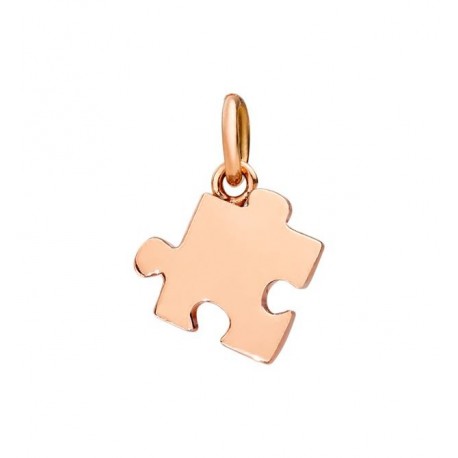 Ciondolo  Dodo Puzzle Versione Sinistra in Oro rosa