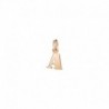 DODO charm Lettera A in Oro Rosa