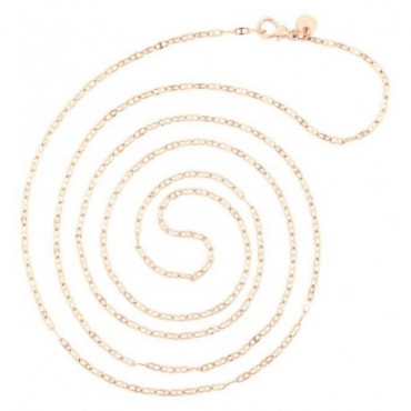 Collana in oro rosa 9K con lavorazione in maglia marina-DoDo