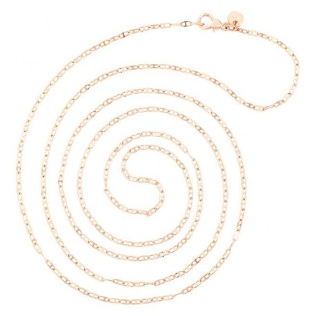 Collana in oro rosa 9K con lavorazione in maglia marina-DoDo