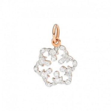Fiocco di Neve DoDo in Oro Rosa 9Kt e Diamanti Icy