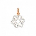 Fiocco di Neve DoDo in Oro Rosa 9Kt e Diamanti Icy