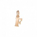 Lettera F Ciondolo in Oro Rosa 9Kt - DoDo