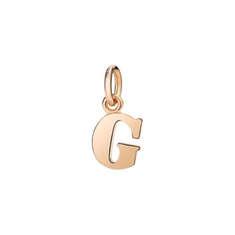 Lettera G Ciondolo in Oro Rosa 9Kt - DoDo
