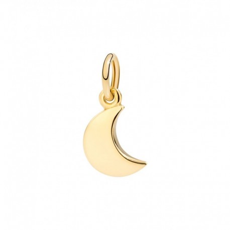 Charm donna DoDo in Oro Giallo Ciondolo Mezza Luna Segui i tuoi sogni