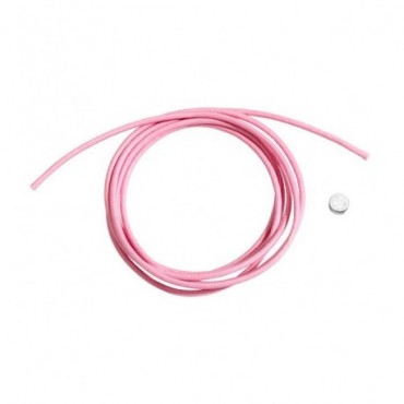 Cordino Rosa Sottile con Sigillo in Argento- Dodo