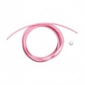 Cordino Rosa Sottile con Sigillo in Argento- Dodo