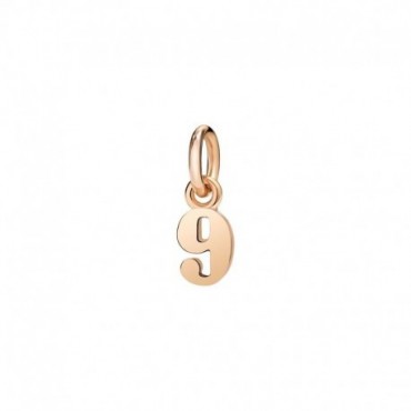 Numero 9 Ciondolo in Oro Rosa 9Kt - DoDo