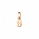 Numero 9 Ciondolo in Oro Rosa 9Kt - DoDo