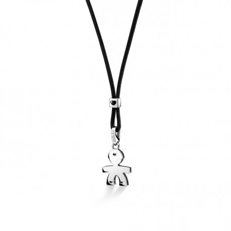 Ciondolo Bimbo  Donna Le Bebè I Cuccioli in  Oro Bianco