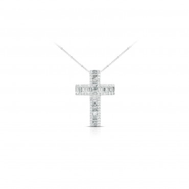 Collana Croce Donna Gianni Carità IN ORO BIANCO CRF872/OB