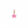 Ciondolo Stellina Dodo in Oro Rosa e Smalto Rosa