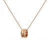 Collana Daniel Wellington Collezione Elevation Necklace in Acciao Placcato Oro Rosa