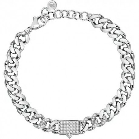 Bracciale Catena Donna Chiara Ferragni Collezione Chain con Zirconi Bianchi