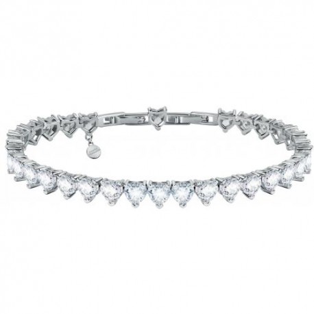 Bracciale Tennis Donna Chiara Ferragni Collezione Infinity Love Verticale con Zirconi Bianchi a forma di cuore