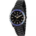 Orologio Donna Chiara Ferragni Collezione Everyday Cassa34mm con Zirconi Colorati Quadrante Nero Cinturino in Metallo Nero