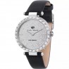 Orologio Donna Chiara Ferragni Collezione Lady Like Cassa 34mm Quadrante con Zirconi e Cinturino in Pelle Nera