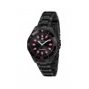 Orologio Donna Chiara Ferragni Collezione Sport Cassa 34mm con Quadrante con Zirconi Rosa Cinturino Nero