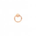 Orecchino Dodo cerchio Nodo in oro rosa 9K, modello piccolo
