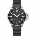 Orologio Uomo Hamilton Collezione Khaki Navy Frogman Movimento Automatico Cassa 46mm Quadrante Nero Cinturino Nero in Caucciù