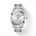 Orologio Uomo Gentleman Collezione T-Classic Cassa 40mm Quadrante Argentè Movimento al Quarzo Cinturino in Acciaio T12741011031