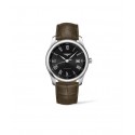 Orologio Uomo Longines Master Collection Cassa 40mm Qaudrante Nero Movimento Automatico Cinturino in pelle Marrone