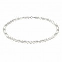 Collana Perle Donna Comete in Oro Bianco e Perle 4,5/5