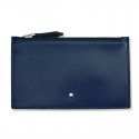 Custodia Montblanc in Pelle Blu Collezione Meisterstuck