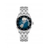 Orologio Uomo Hamilton Collezione Jazz Master Open Heart Cassa 40mm Quadrante Blu Movimento Automatico Cinturino in Acciaio